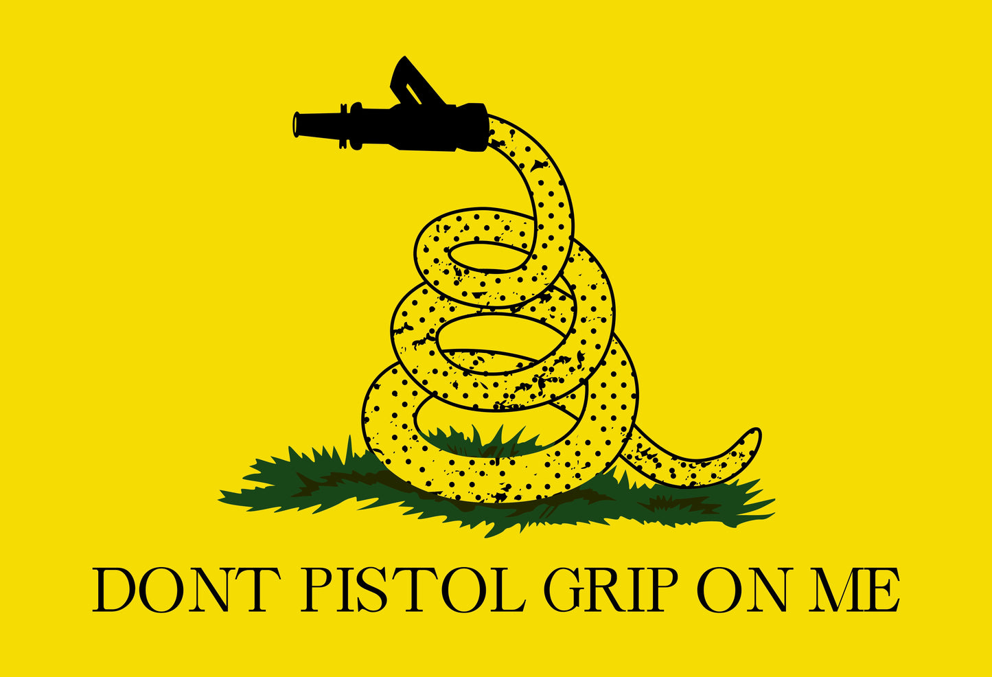 Dont Pistol Grip On Me Sticker