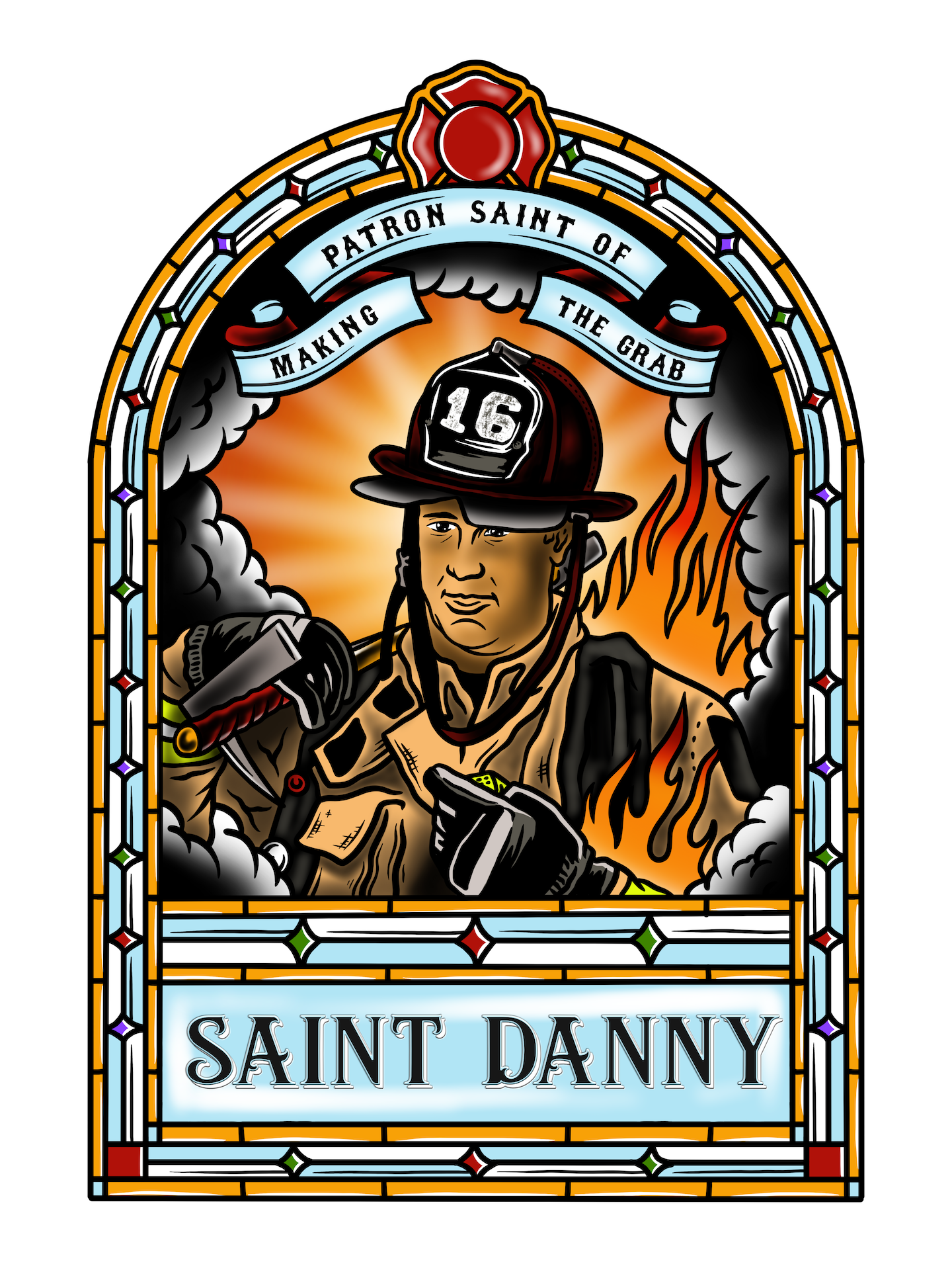 Saint Danny Sticker