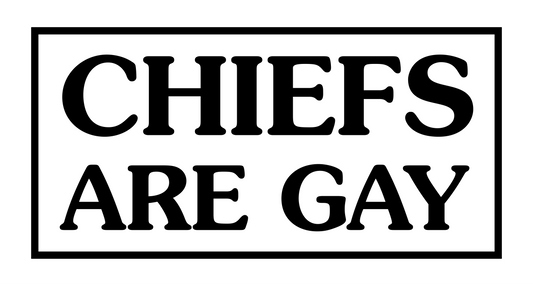 Chiefs are Gay Equality Sticker