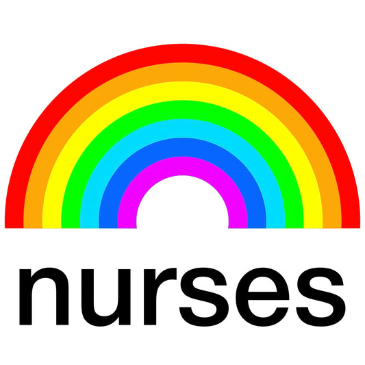 Rainbow Nurse Sticker